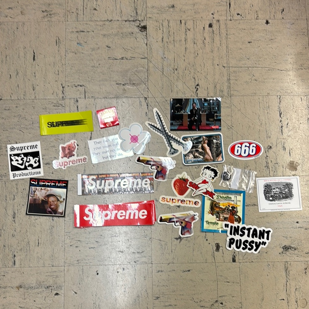 Supreme Multicolor Sticker Set